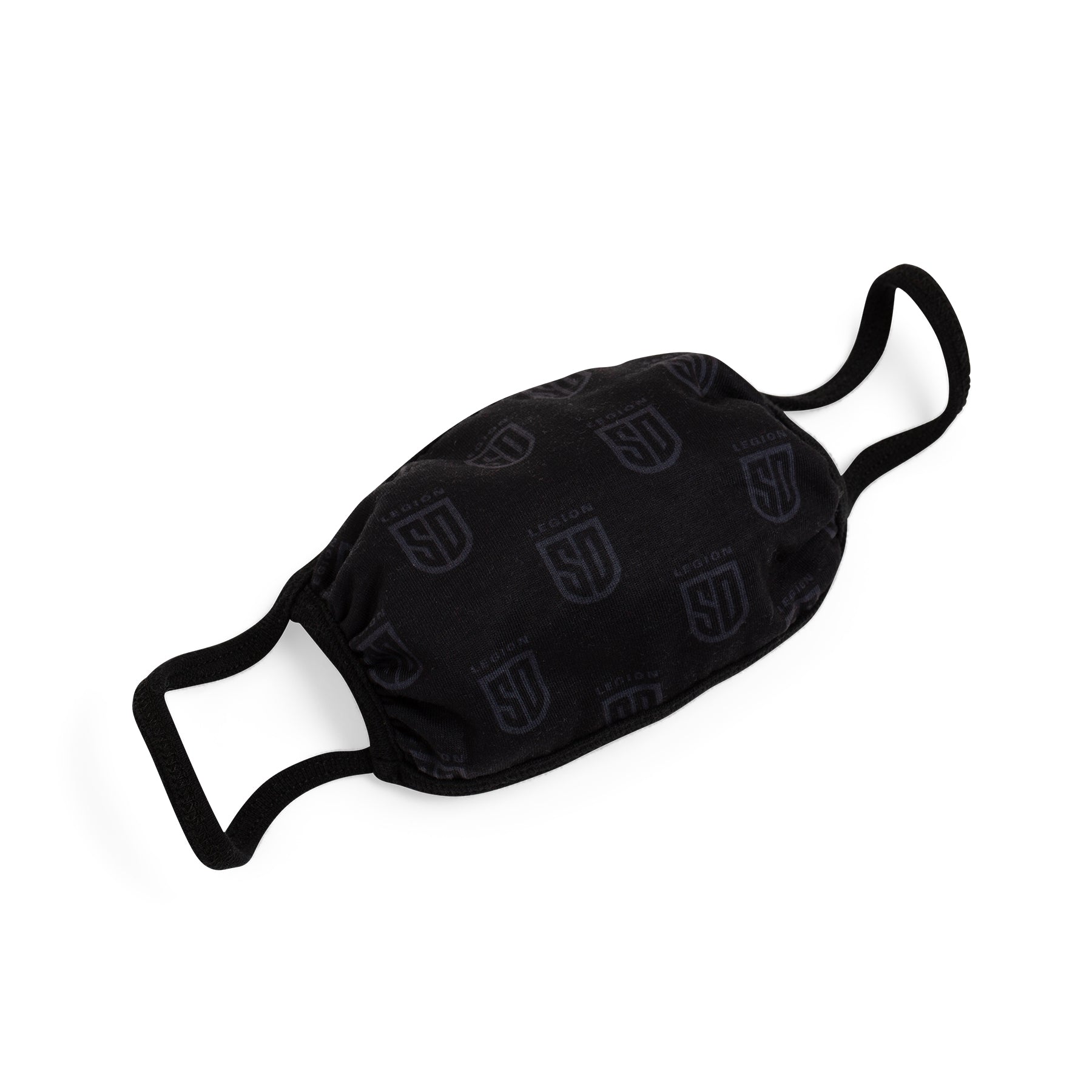 SD LEGION All Black Shield Face Mask - Reusable & Breathable for Outdoor Sports, Travel & Daily Protection