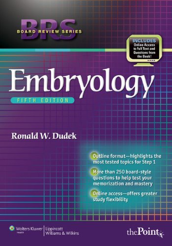 BRS Embryology (Board Review Series) - Essential Medical Study Guide for USMLE & Board Exams | Perfect for Medical Students & Residents
