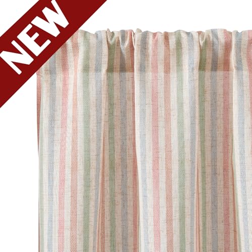 Rod Pocket Striped Candy