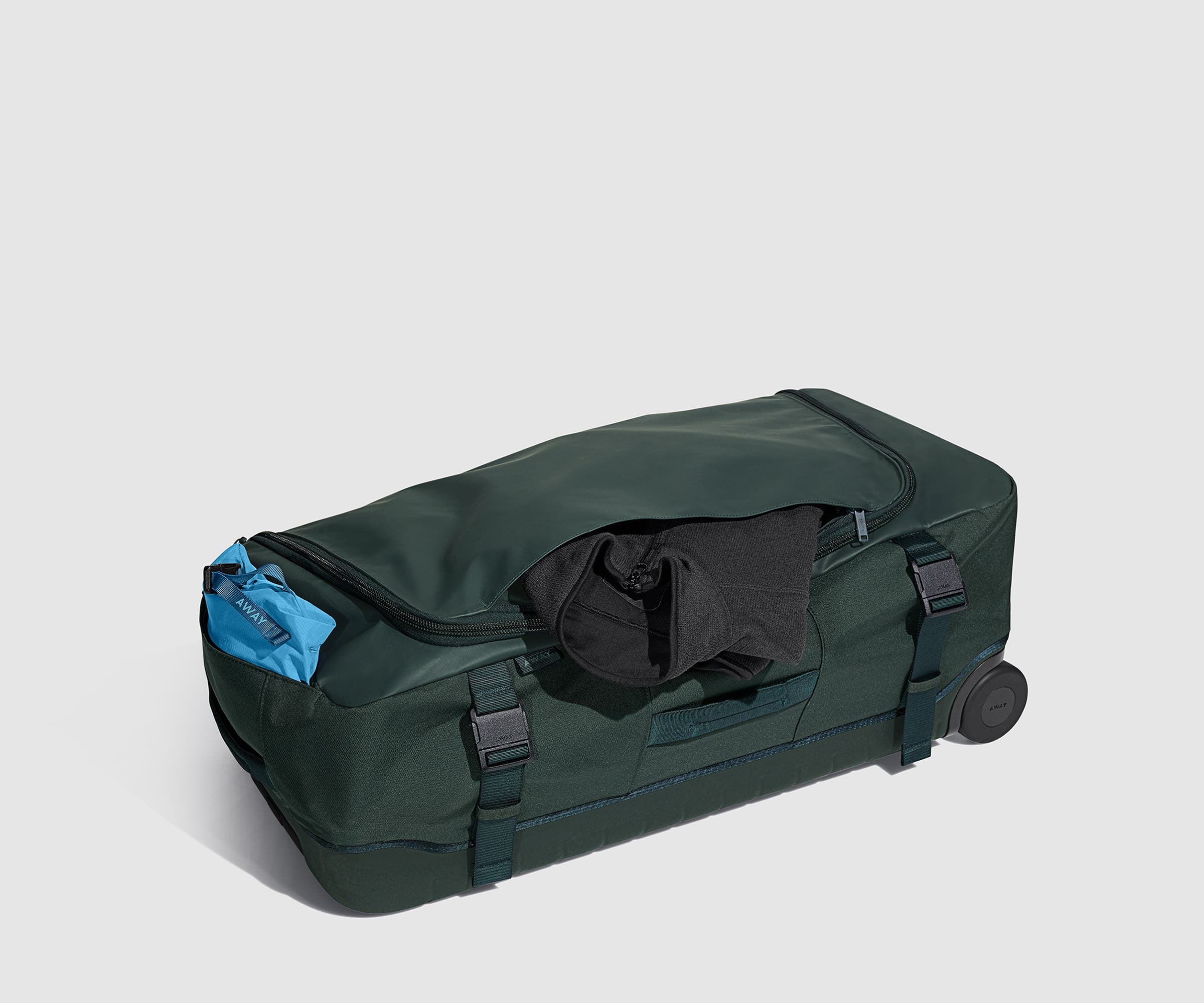 Active Rolling Duffle 85L in Forest Green - Large Travel Duffel Bag with Wheels for Gym, Sports, Camping & Outdoor Adventures