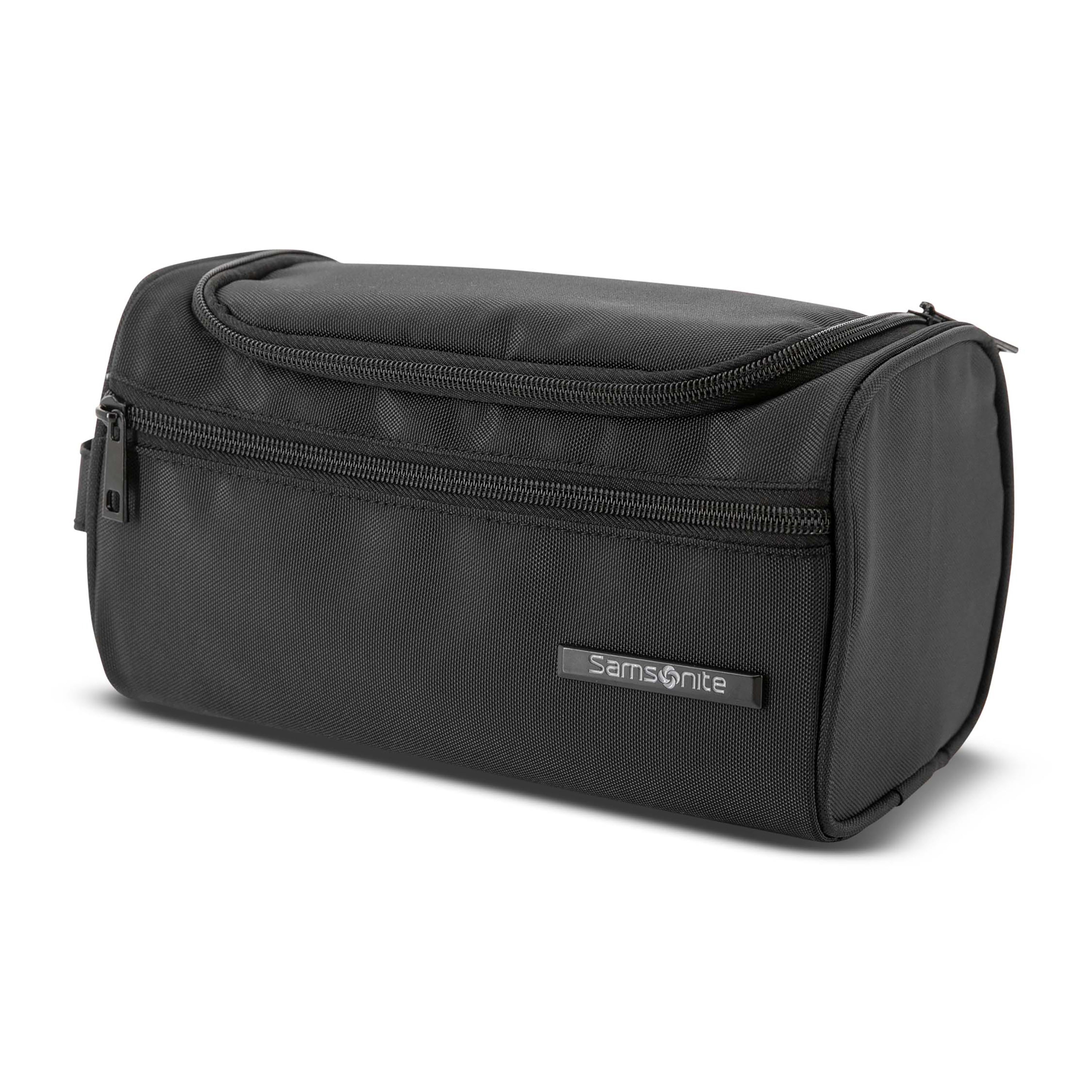 Samsonite Companion Bags Top Zip Travel Kit - Water-Resistant Toiletry Organizer for Men & Women | Perfect for Airplane Carry-On, Gym, Camping & Business Trips