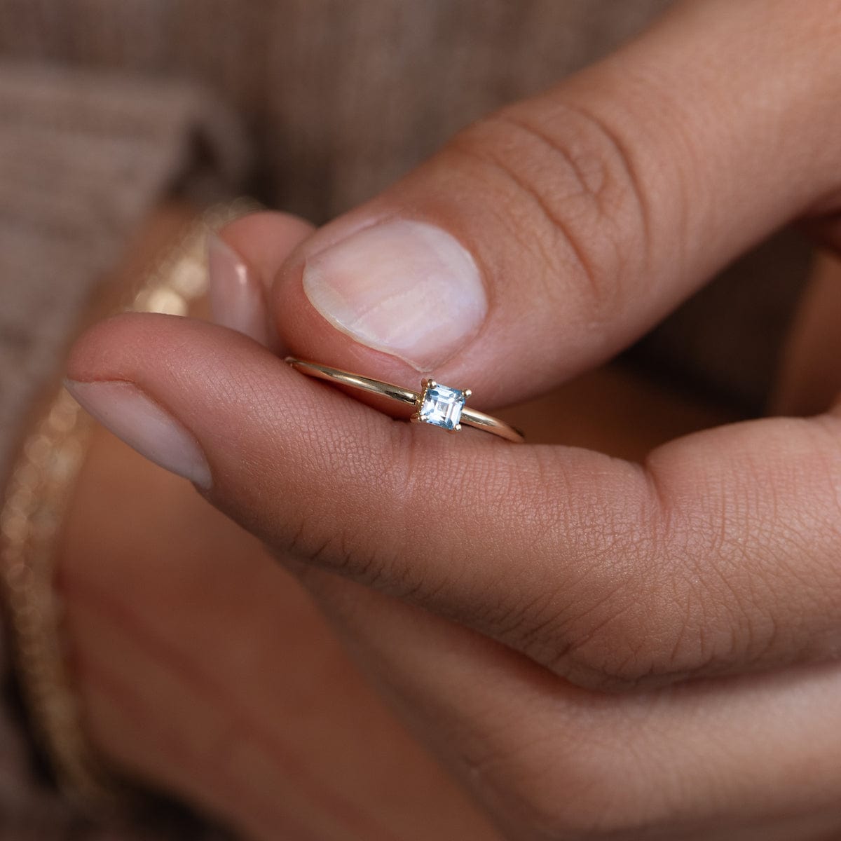 Birthstone Ring - Personalized Sterling Silver Birthstone Jewelry for Women | Perfect Gift for Birthday, Anniversary & Mother's Day | Elegant Everyday Wear & Special Occasions