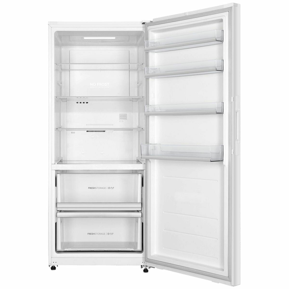Haier 465L Frost Free Refrigerator HRF505VW - Energy Efficient Upright Freezer with Adjustable Shelves, Perfect for Kitchens, Apartments & Small Businesses