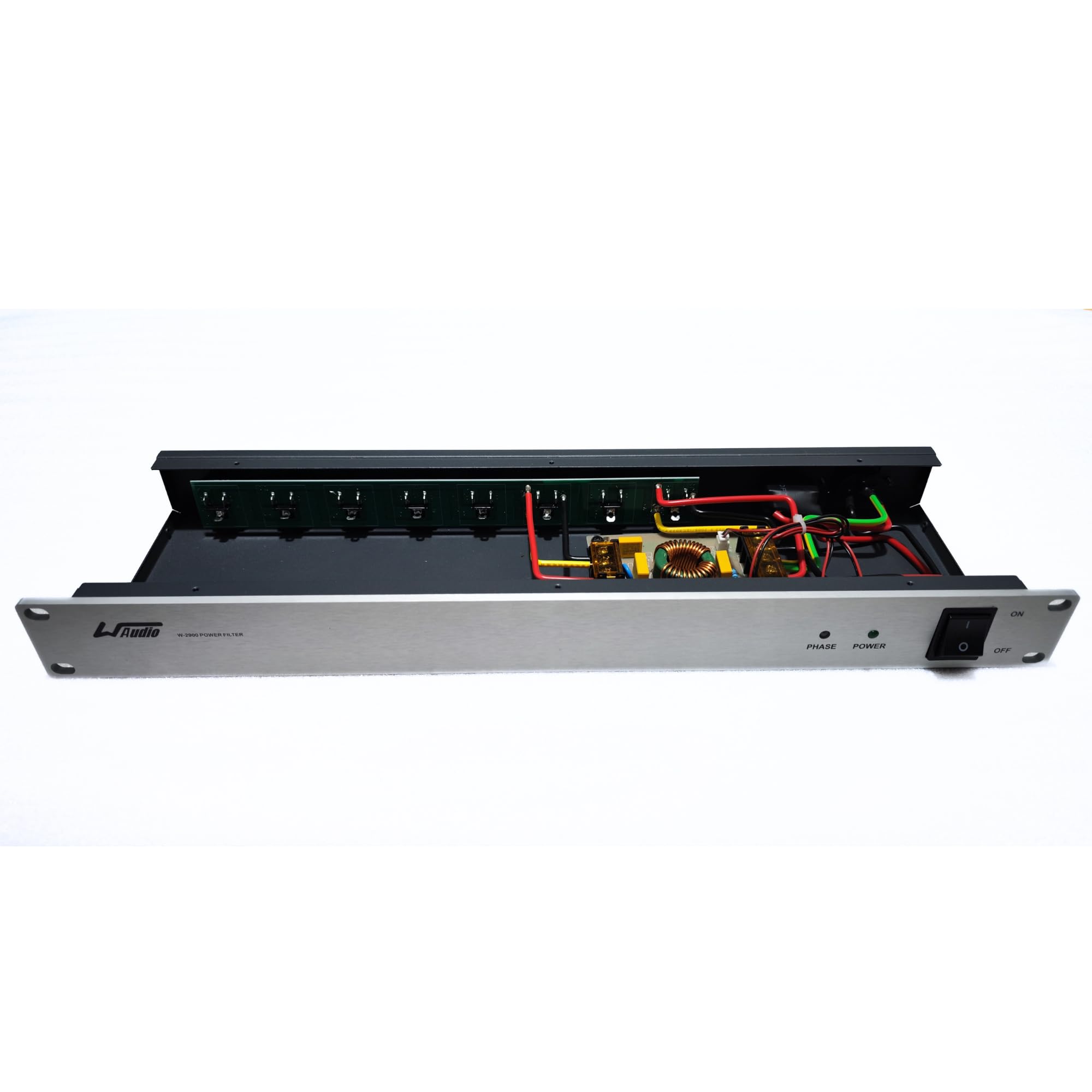 1U Rackmount Power Conditioner - AC Noise Filter & Surge Protector for Home Theater, Studio & Server Rack (Black)