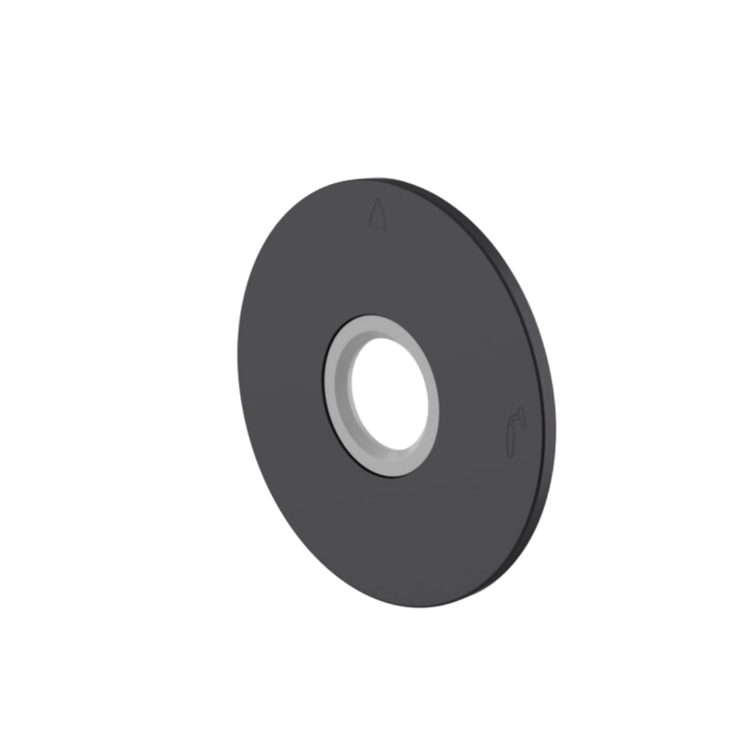 Universal Two-Way Diverter Valve Trim for Pressure Balance Shower Systems - Matte Black Finish - Perfect for Bathroom Renovations & Shower Upgrades