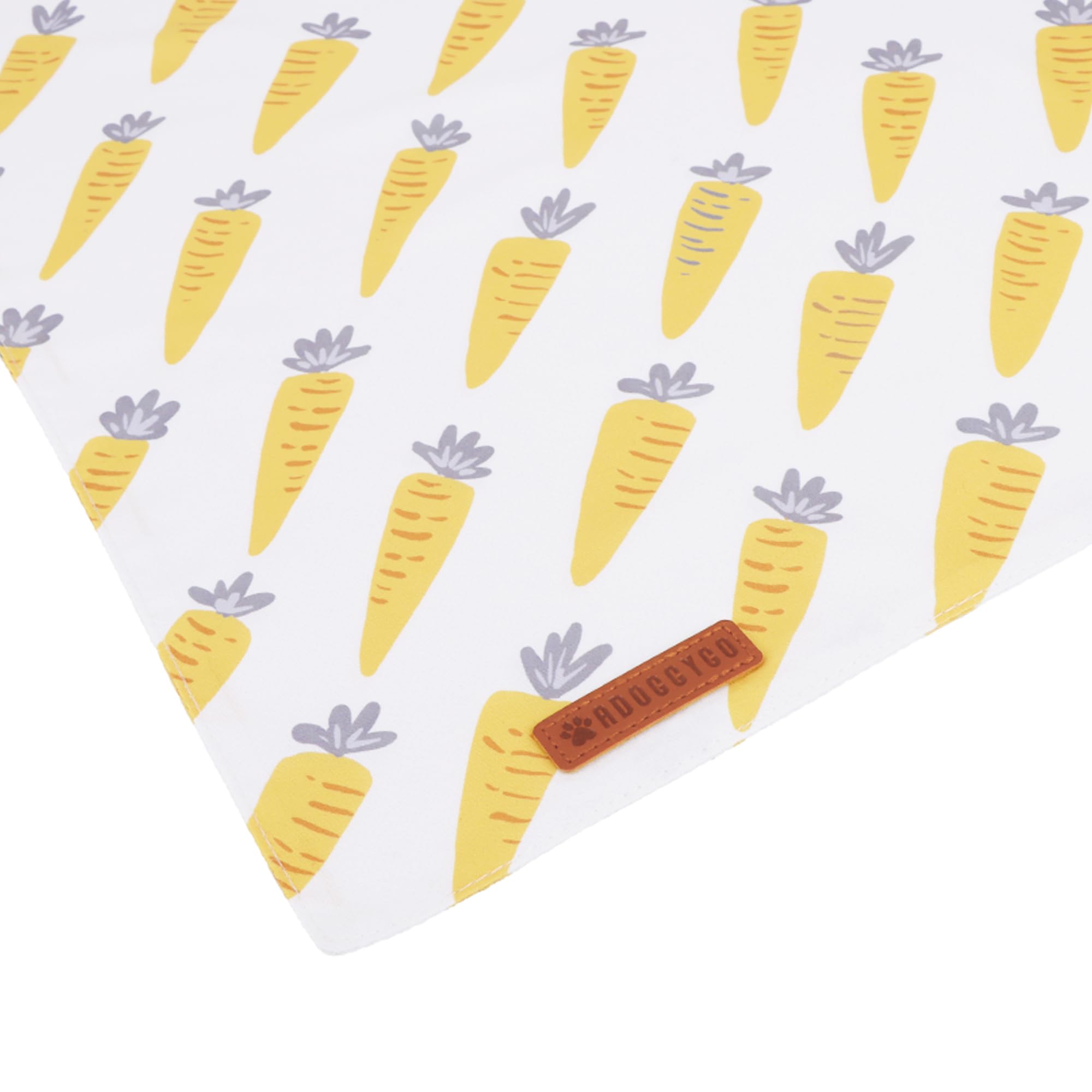 ADOGGYGO Easter Dog Bandana - Carrot Rabbit Pet Scarf for Medium & Large Dogs | Premium Durable Fabric | Cute Easter Accessories for Pets | Perfect for Easter Photos, Parties & Spring Outings