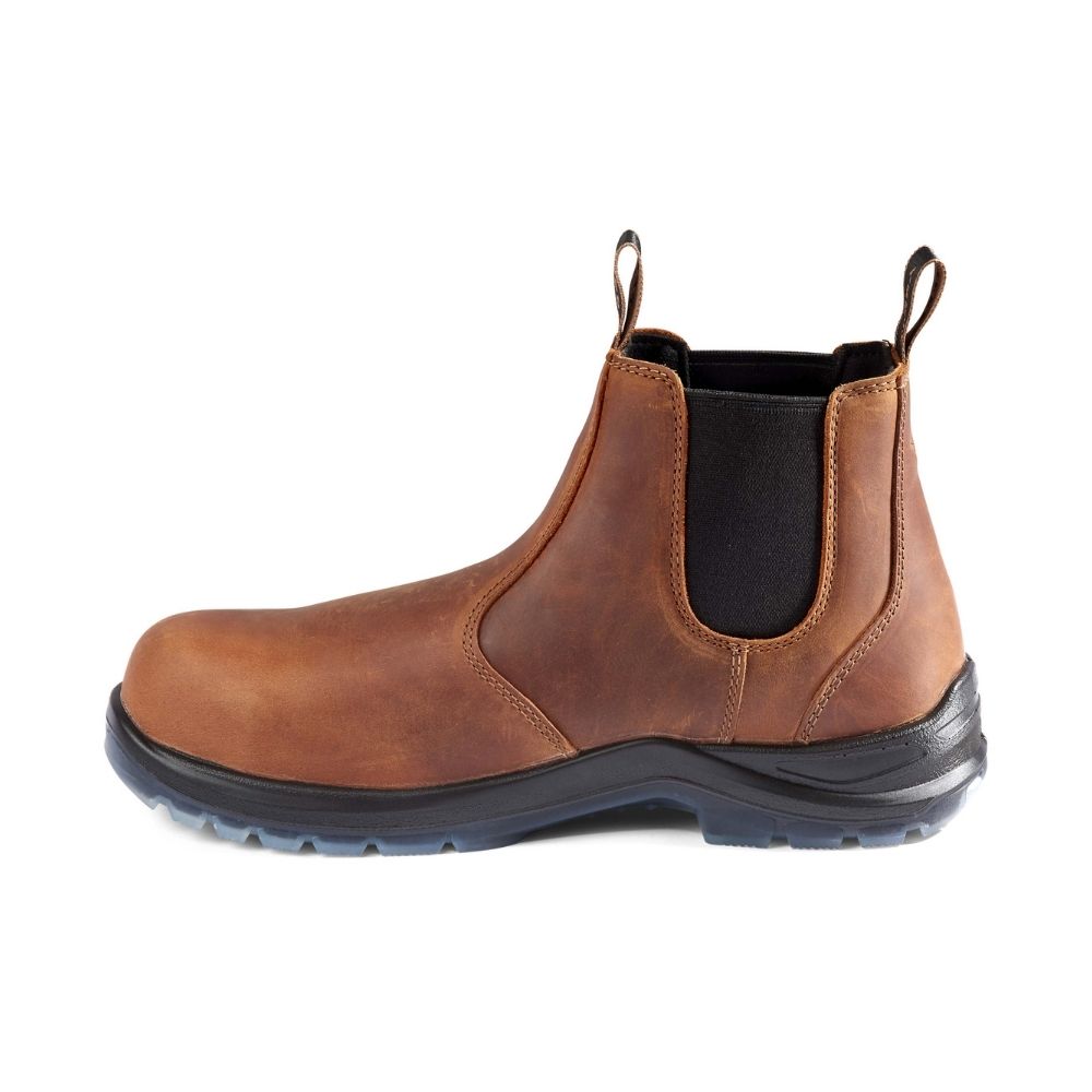 Terra Murphy Unisex 6 Composite Toe Slip-On Work Boots TR0A4NRFBRN - Brown Safety Shoes for Construction, Warehouse & Industrial Work