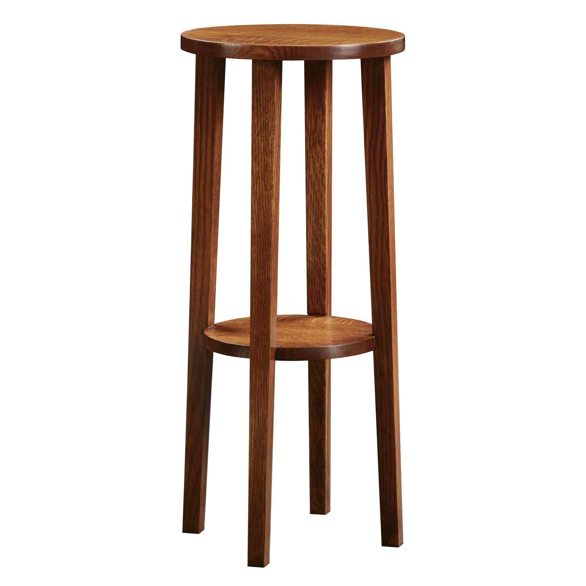 Round End Table - Modern Side Table for Living Room, Bedroom & Office - Small Accent Table with Sturdy Metal Base - Perfect for Coffee, Books & Decor