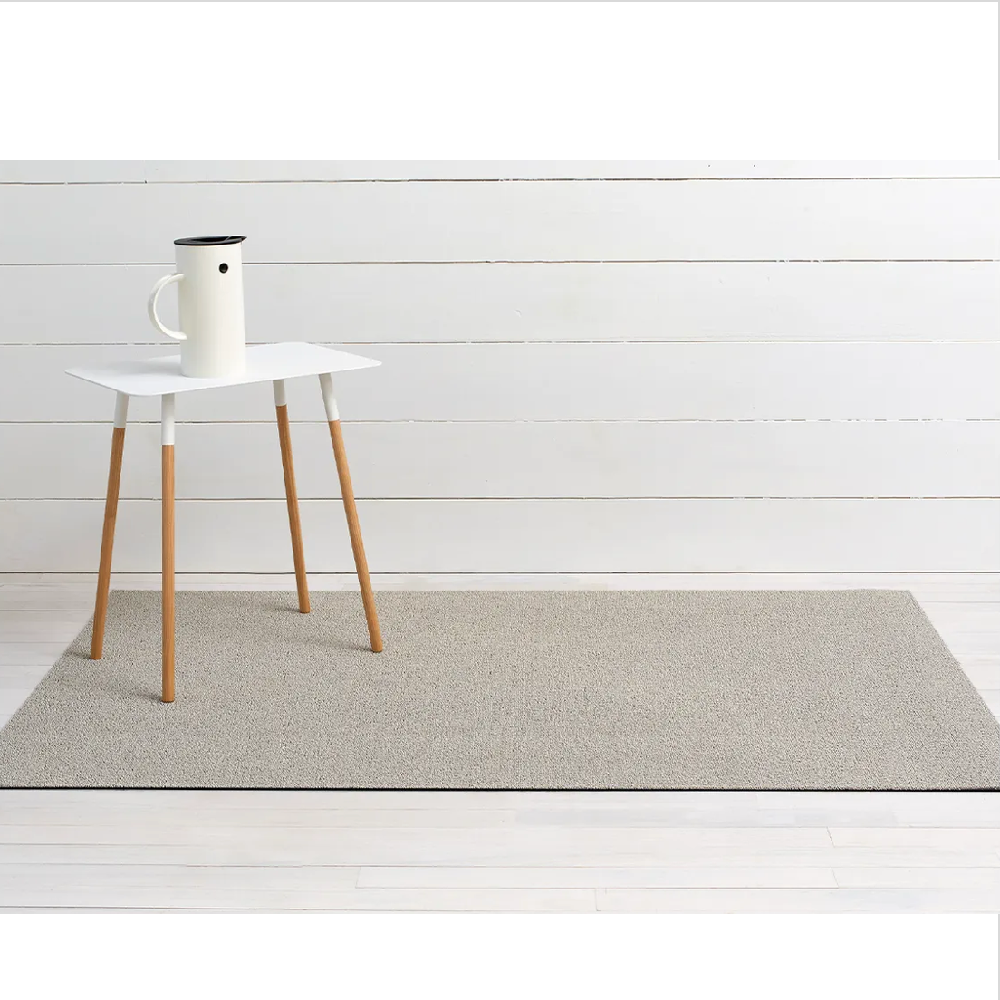 Chilewich Indoor Outdoor Shag Utility Mat - Solid/Silk Design - 24x36 Inches - Perfect for Patio, Deck, Kitchen & Entryway