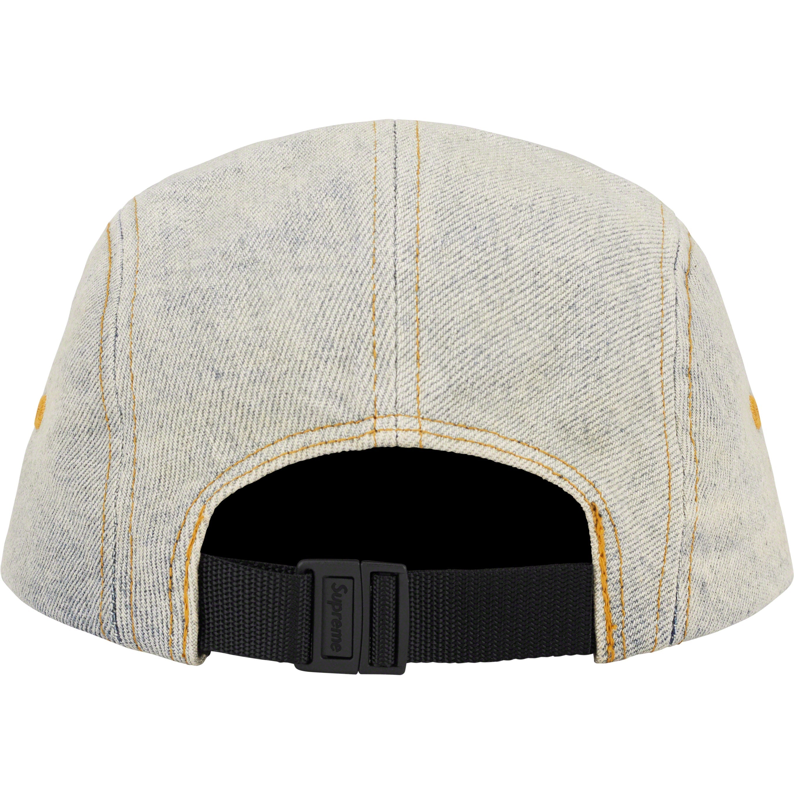 Supreme Denim Camp Cap - Indigo Blue Washed Cotton Baseball Hat for Men & Women - Perfect for Streetwear, Casual Outfits, and Outdoor Adventures