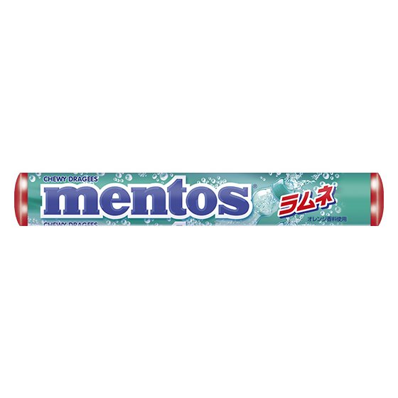 Mentos Chewy Dragees Japanese Ramune Soda Flavor Soft Candy - 6 Pack - Refreshing Chewy Candy for Office Snacks, Party Favors & Travel Treats