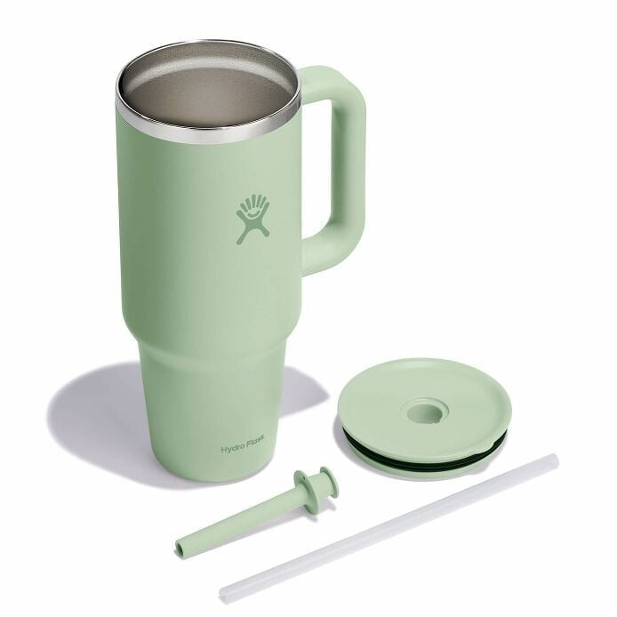 40 oz Insulated Stainless Steel Travel Tumbler with Lid & Straw - Leakproof Vacuum Mug for Coffee, Tea & Cold Drinks - Perfect for Commuting, Camping & Outdoor Adventures