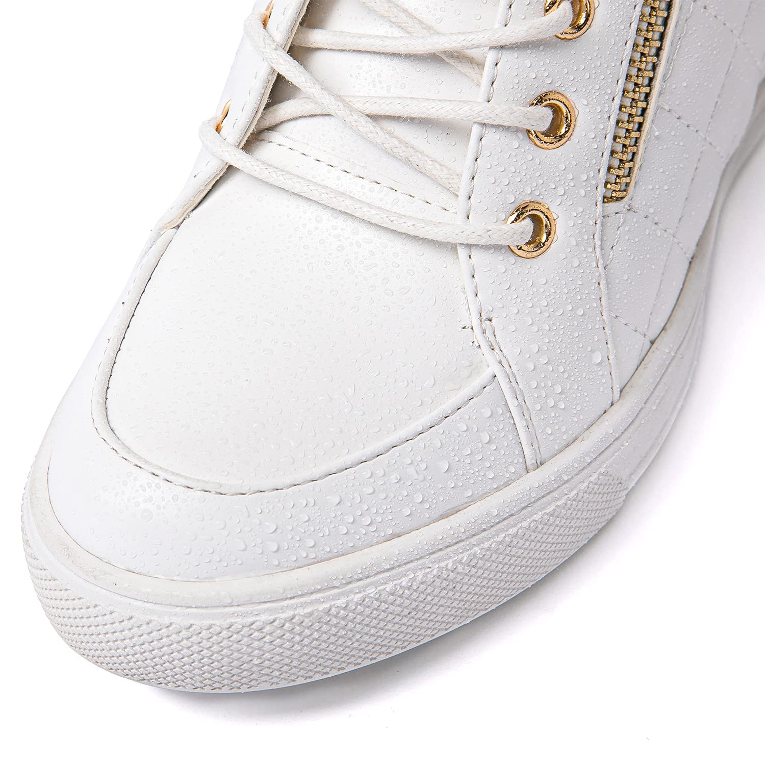 GLOBALWIN Women's Ankle Boots Wedge Sneakers - Comfortable Casual Shoes for Women | Perfect for Work, Travel & Everyday Wear