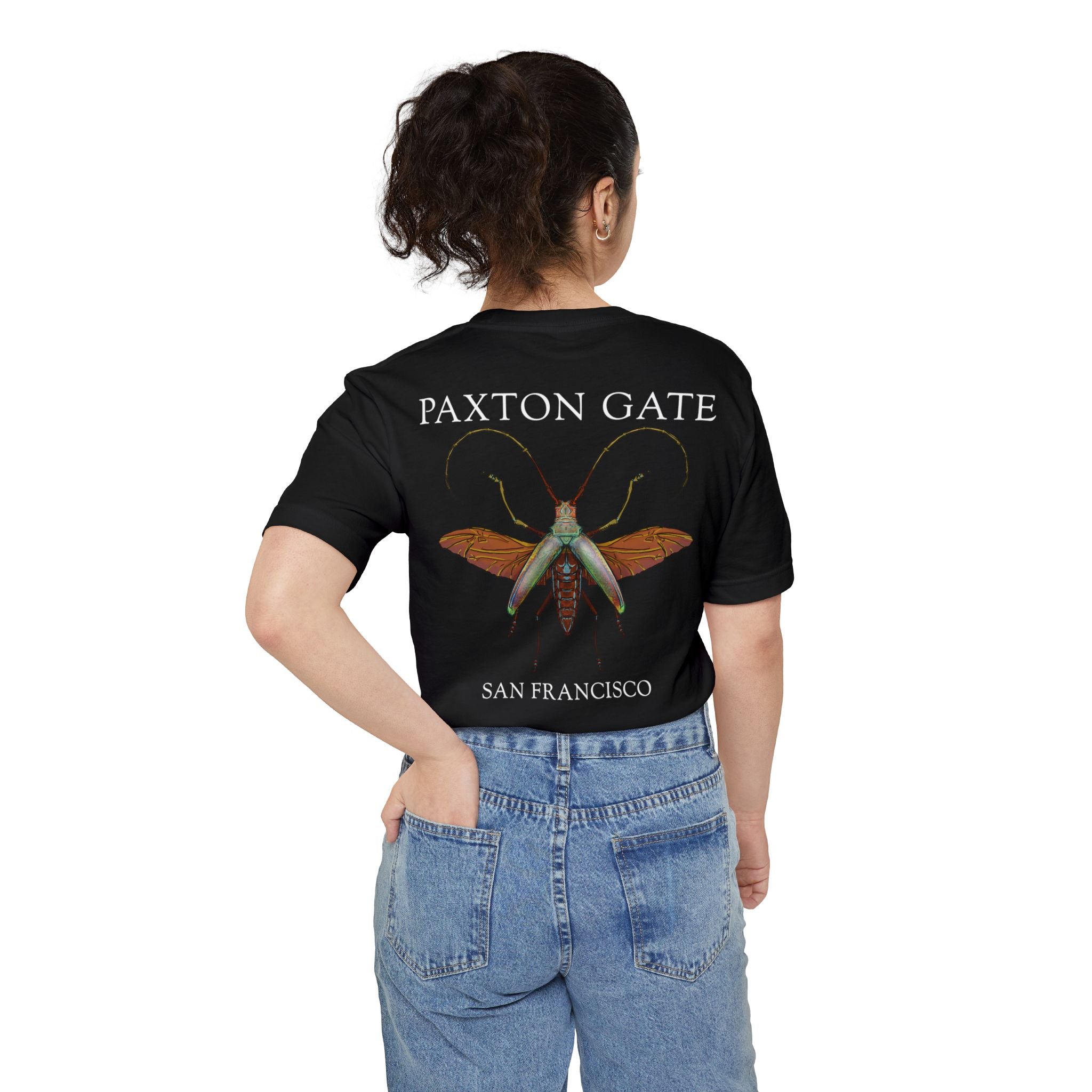 Unisex Longhorn Beetle Pocket T-Shirt by Kris Struble - Casual Graphic Tee for Men & Women, Perfect for Outdoor Adventures and Everyday Wear