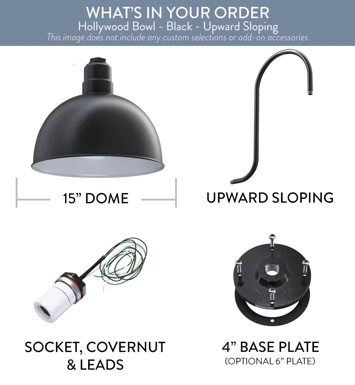 Steel Lighting Co. Hollywood Bowl Light - 15