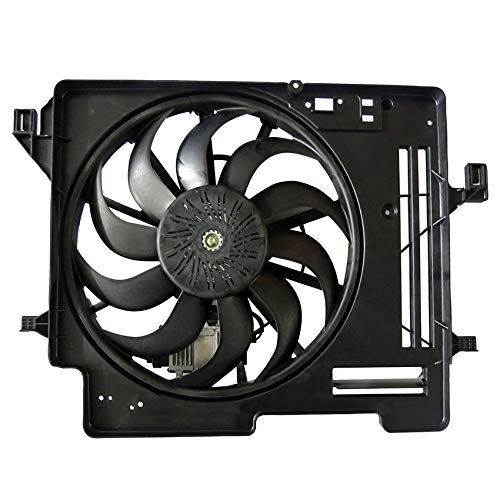 RAREELECTRICAL Replacement Cooling Fan Compatible with 2016 Ford Focus SE Sedan & Hatchback 1.0L Turbocharged Automatic - F1FZ-8C607-D, F1FZ8C607D, FO3115226 - Perfect for Engine Overheating Prevention & Summer Driving
