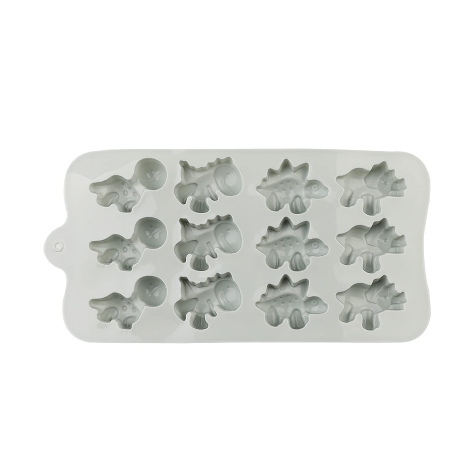 SHUYING DIY Silicone Chocolate Mold - Dinosaur & Animal Shapes for Cupcakes, Cookies, Baking, Ice Cubes | Blue | Perfect for Birthday Parties, Kids Baking Activities & Holiday Treats