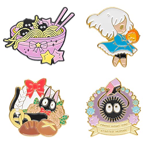 4 Pieces Cat & Girls