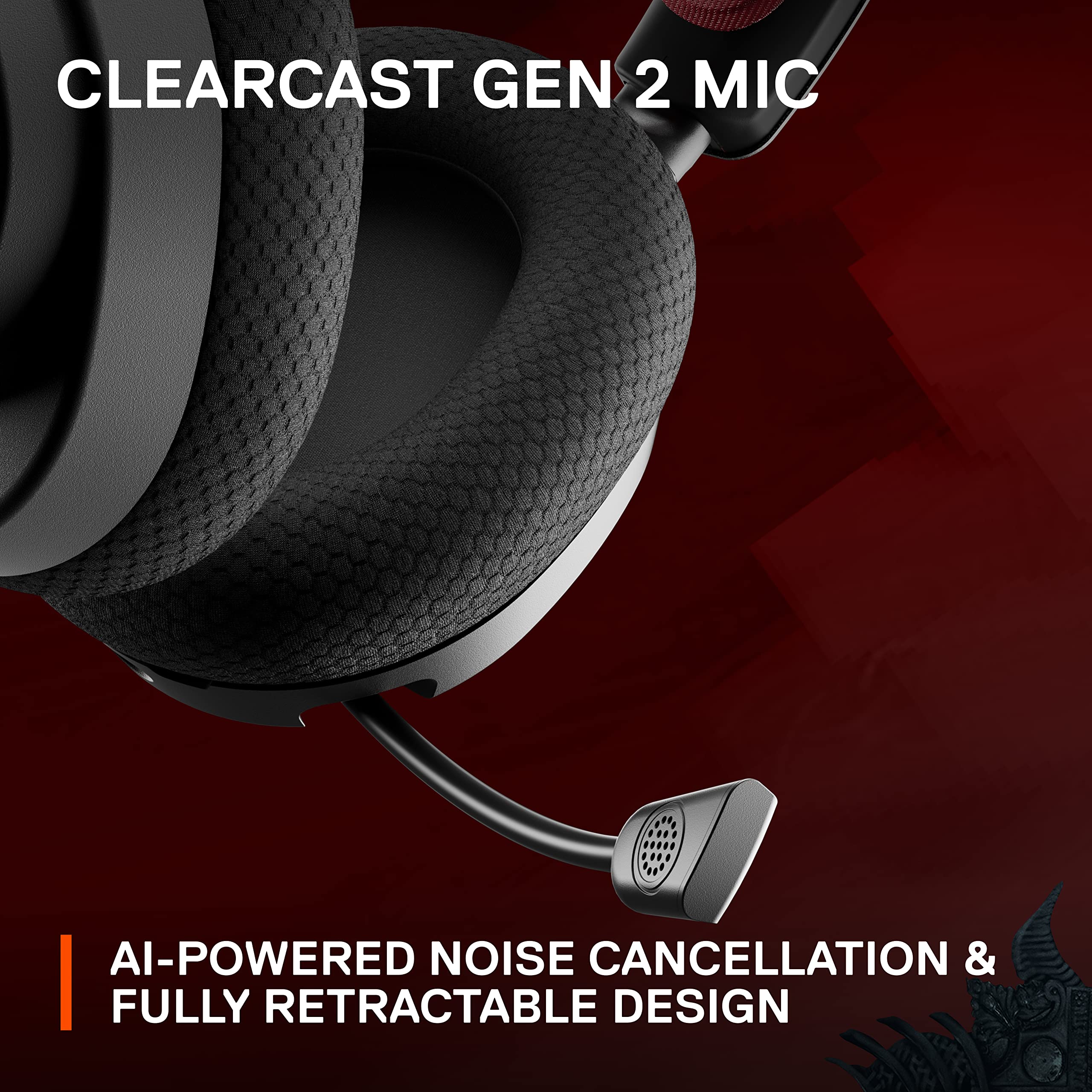SteelSeries Arctis Nova 7 Wireless Gaming Headset - Multi-Platform (PC, PS5, Mac, Switch, Mobile) with Bluetooth & 38-Hour Battery - Diablo IV Edition with Free In-Game Item - Perfect for Competitive Gaming, Streaming & All-Night Play Sessions