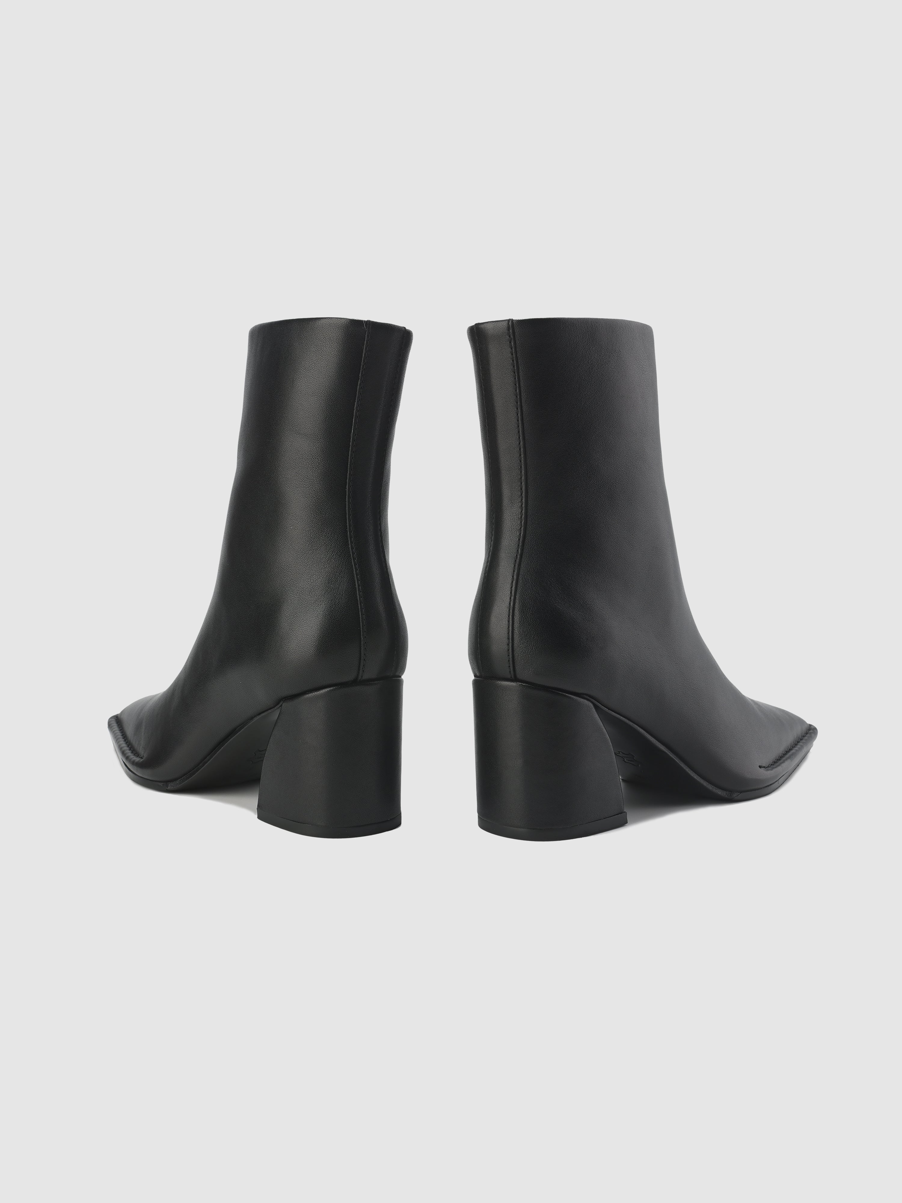 Square Toe Ankle Boots for Women - Chunky Heel Chelsea Boots | Comfortable & Stylish Fall Winter Shoes | Perfect for Office, Casual Outfits & Date Nights