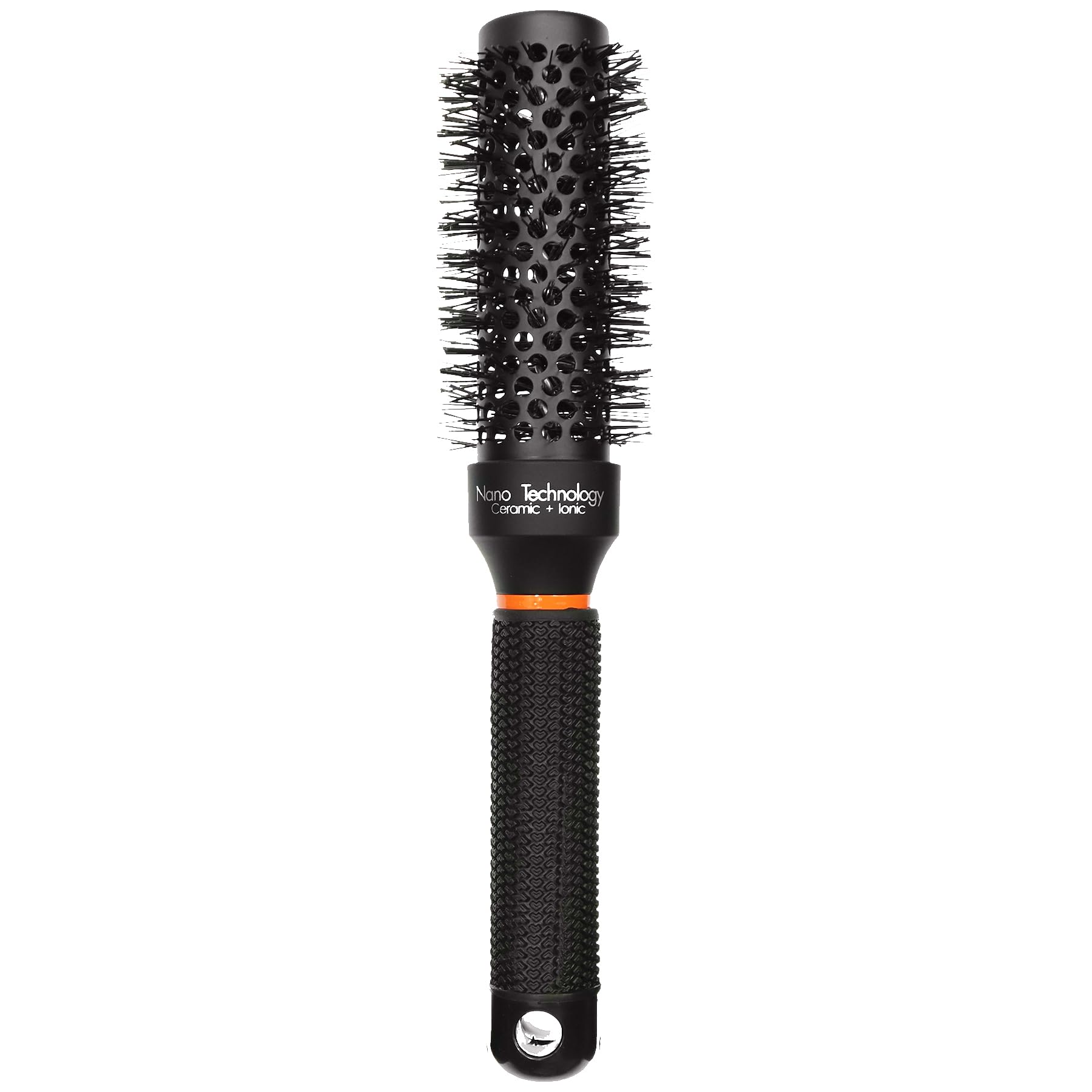Hector Professional Heat Resistant Nylon Bristles Round Hair Brush 32mm - Anti Static Technology for Salon & Home Use - Perfect for Blowouts, Styling & Smoothing Hair