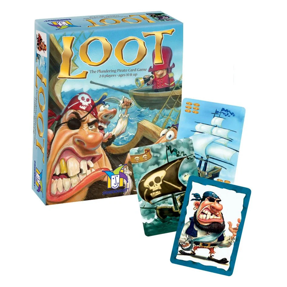 Loot Card Game - Fun Pirate-Themed Strategy Card Game for Adults & Teens | Perfect for Game Nights, Parties & Family Gatherings