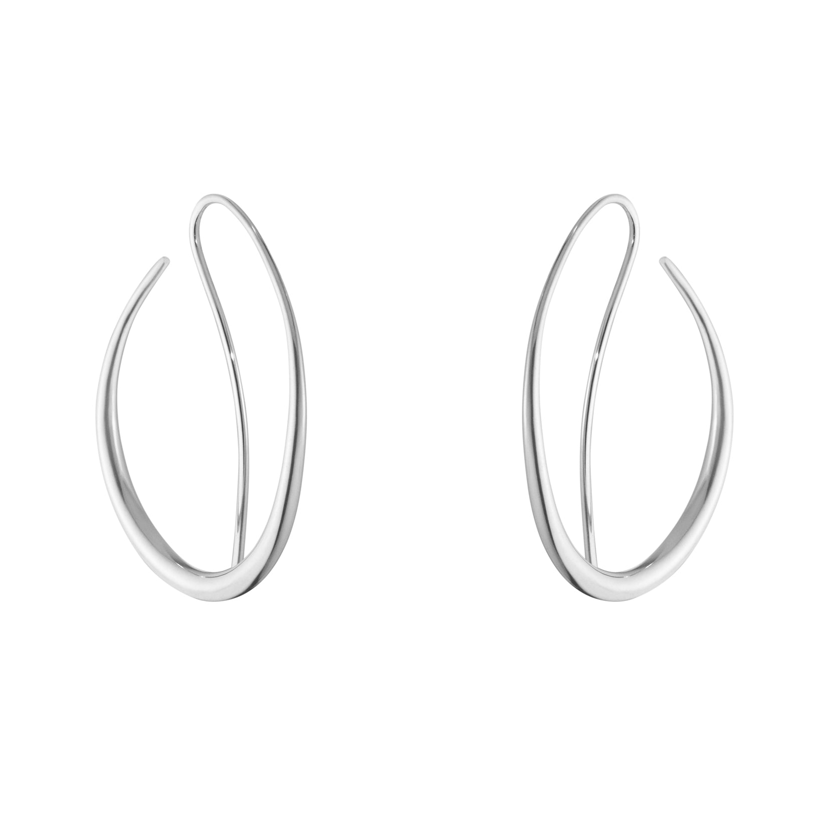 Trendy Offspring Double Hoop Earrings for Women - Gold & Silver Fashion Jewelry - Perfect for Parties, Dating & Everyday Wear