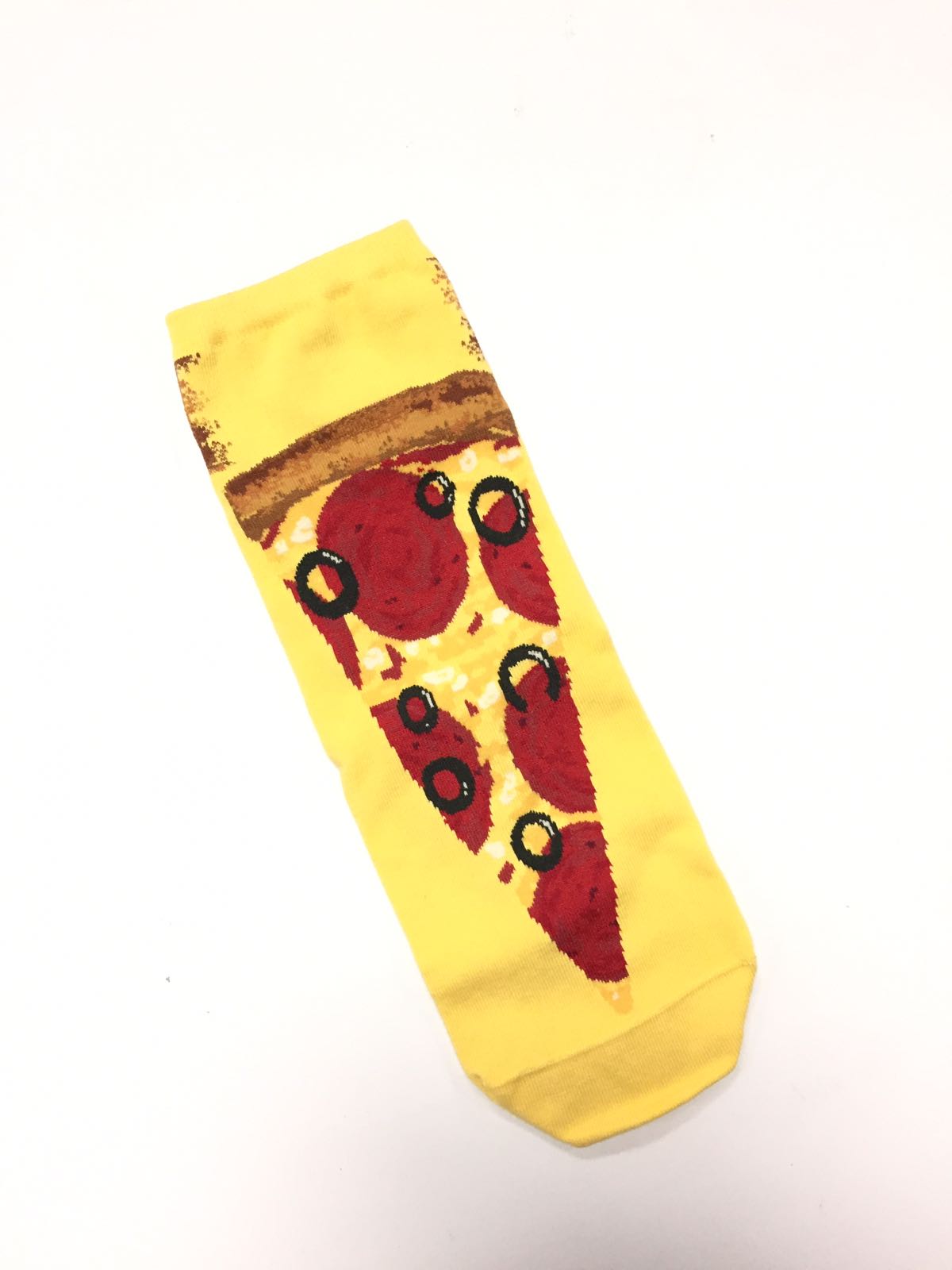 Pepperoni Pizza Socks - Fun Novelty Food Socks for Pizza Lovers - Perfect Gift for Pizza Parties, Christmas & Casual Wear