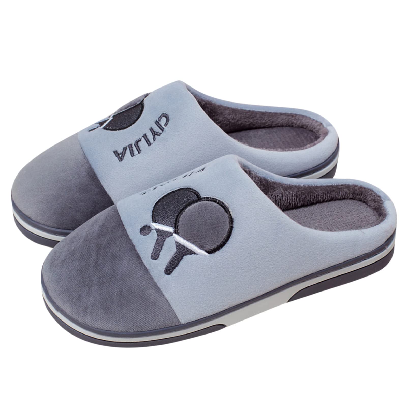 Arch Support Slippers for Women - Comfortable House Shoes with Round Toe, Flat Sole - Size 10 - Perfect for Relaxing at Home, Lounging & Indoor Comfort