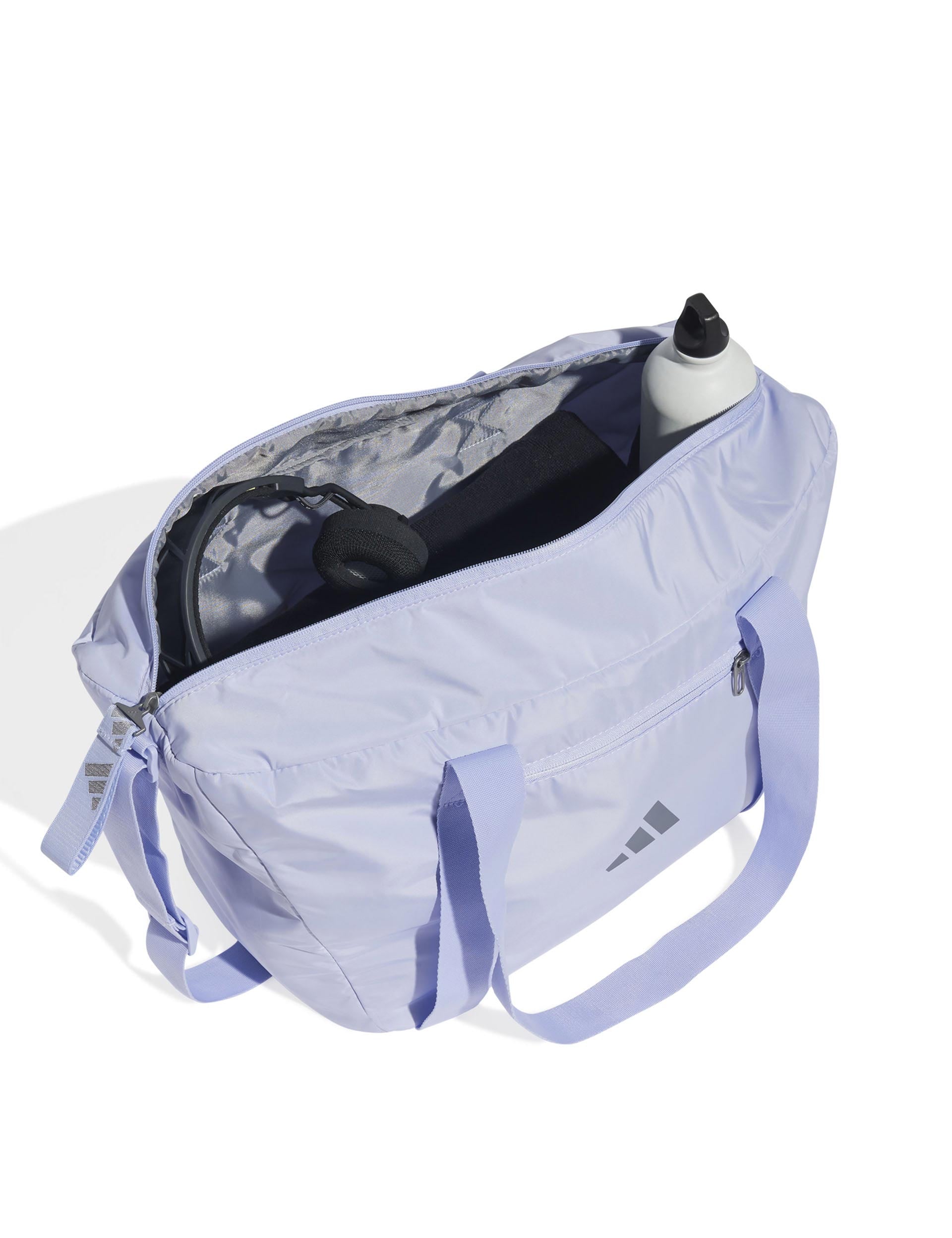 Premium Sport Gym Bag - Durable Violet & Iron Metallic Athletic Duffel for Men & Women | Perfect for Gym, Travel, Workout & Sports Equipment Storage