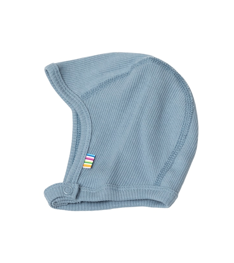 Pale Blue Newborn Baby Hat by Joha - Soft Knit Beanie for Infants 0-6 Months - Perfect for Hospital Photos, Christenings & Winter Outfits