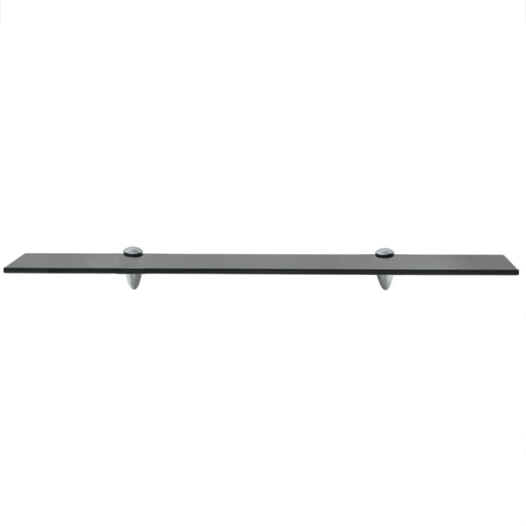Clear Glass Floating Wall Shelf - 27.6