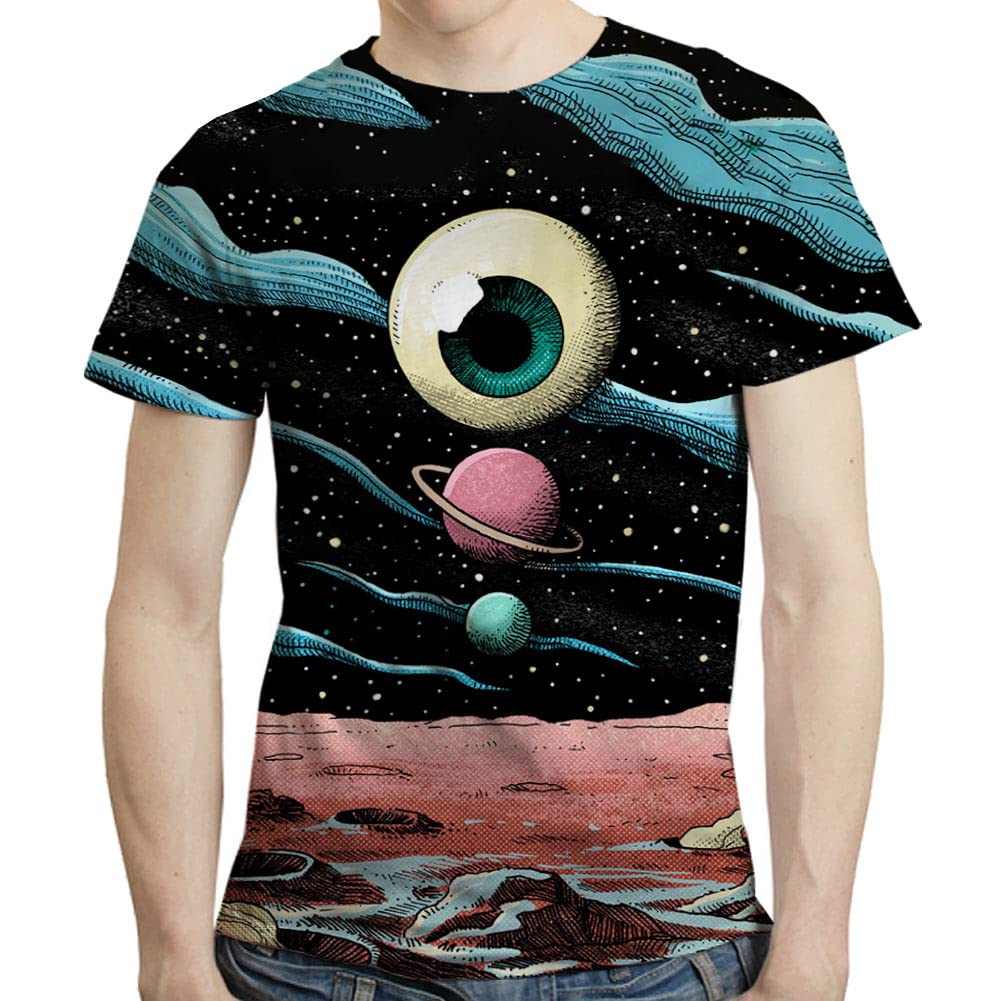 3D Printed Graphic T-Shirt for Men - Comfortable Cotton Tee with Unique Designs (Sizes S-3XL) - Perfect for Casual Wear, Street Style & Everyday Outfits