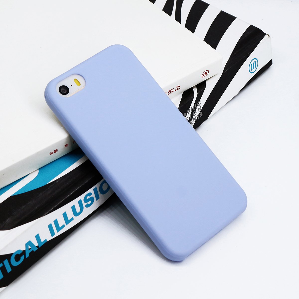 Shockproof TPU Protective Case for iPhone SE (2016 Edition)/iPhone 5/iPhone 5s - Sky Blue | Slim Fit, Anti-Scratch & Durable Cover for Everyday Use & Outdoor Activities