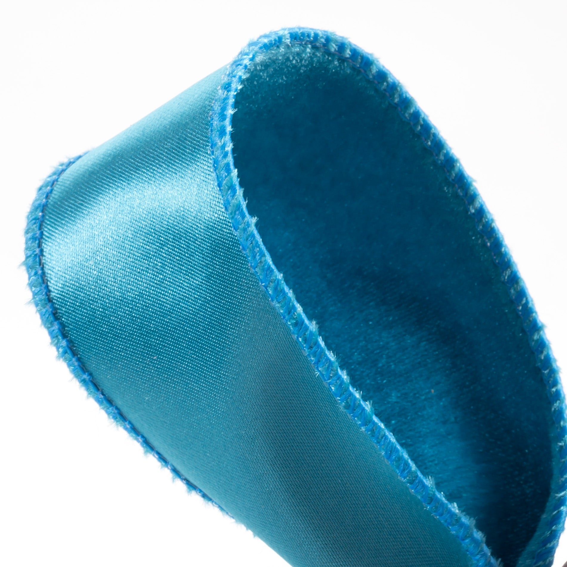 1.5 Inch Deluxe Velvet Satin Backing Ribbon - Teal Blue (10 Yards) for Gift Wrapping, Wedding Decorations, DIY Crafts and Hair Bows