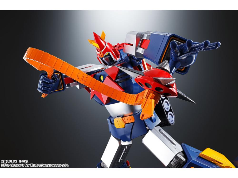 Bandai DX Soul of Chogokin Super Electromagnetic Machine Voltes V Action Figure - Premium Collectible Robot Toy for Anime Fans & Collectors - Perfect for Display, Gifts, and Anime-Themed Decor