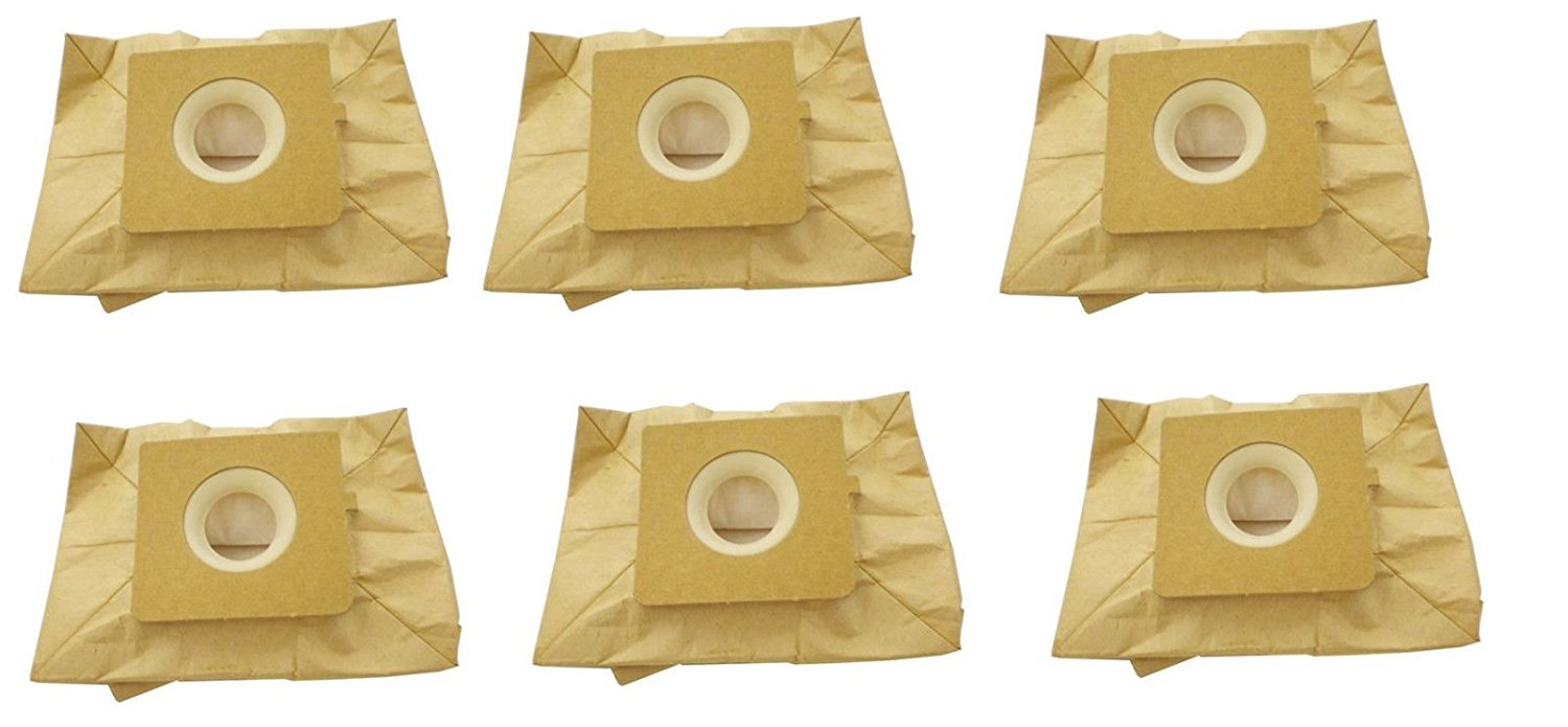 6-Pack Bissell Canister Vacuum Bags - Compatible with Zing 22Q3 Models (2037500, 2037960, 77F8) - Replacement Filters for Home & Office Cleaning