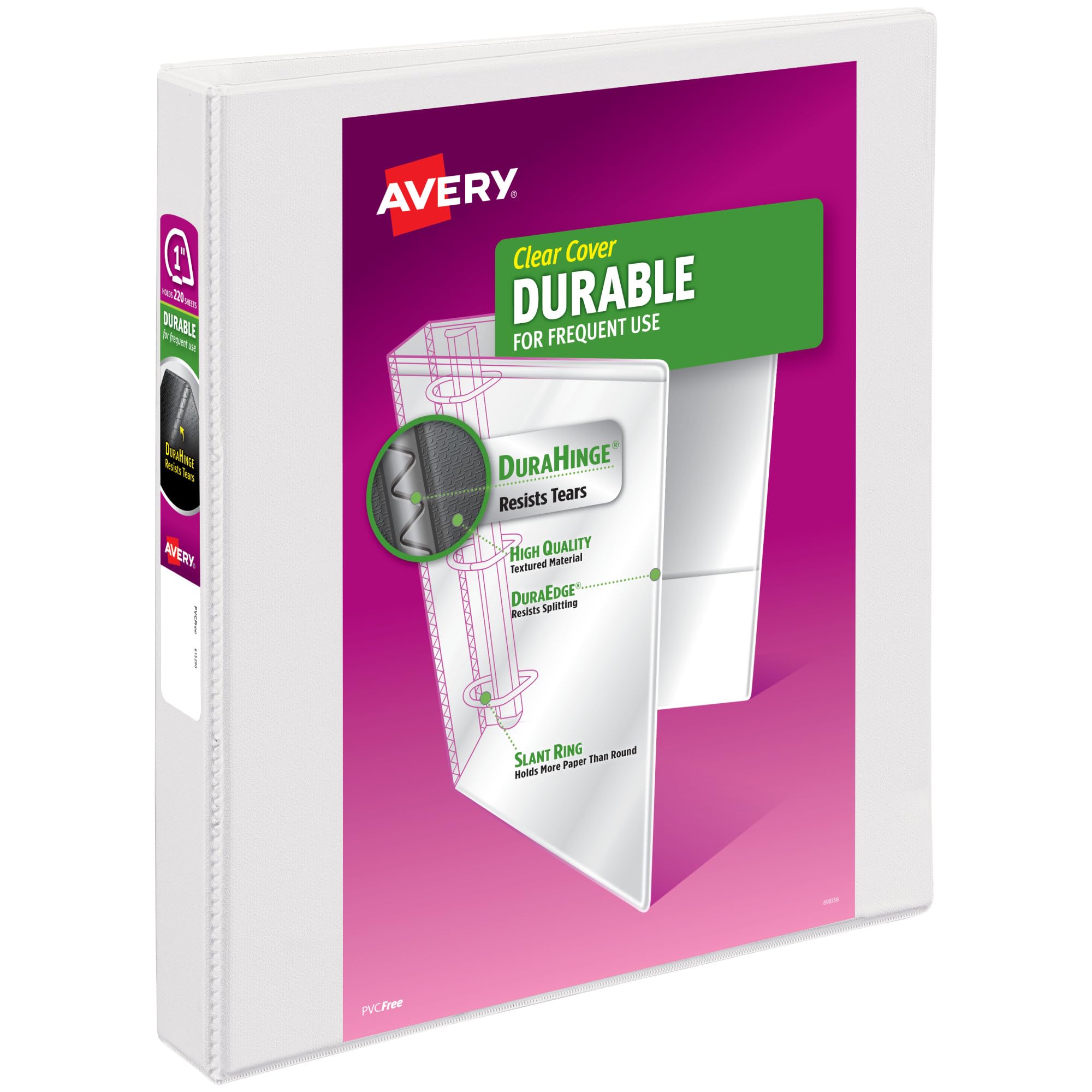 Avery Durable View 3 Ring Binder - 1