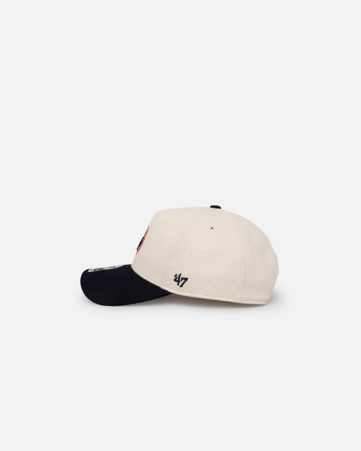 47 Brand Houston Astros 'Wooly Offside DT' Snapback Hat - Adjustable Baseball Cap for Men & Women - Natural/Navy - Perfect for Sports Fans, Game Day & Casual Wear