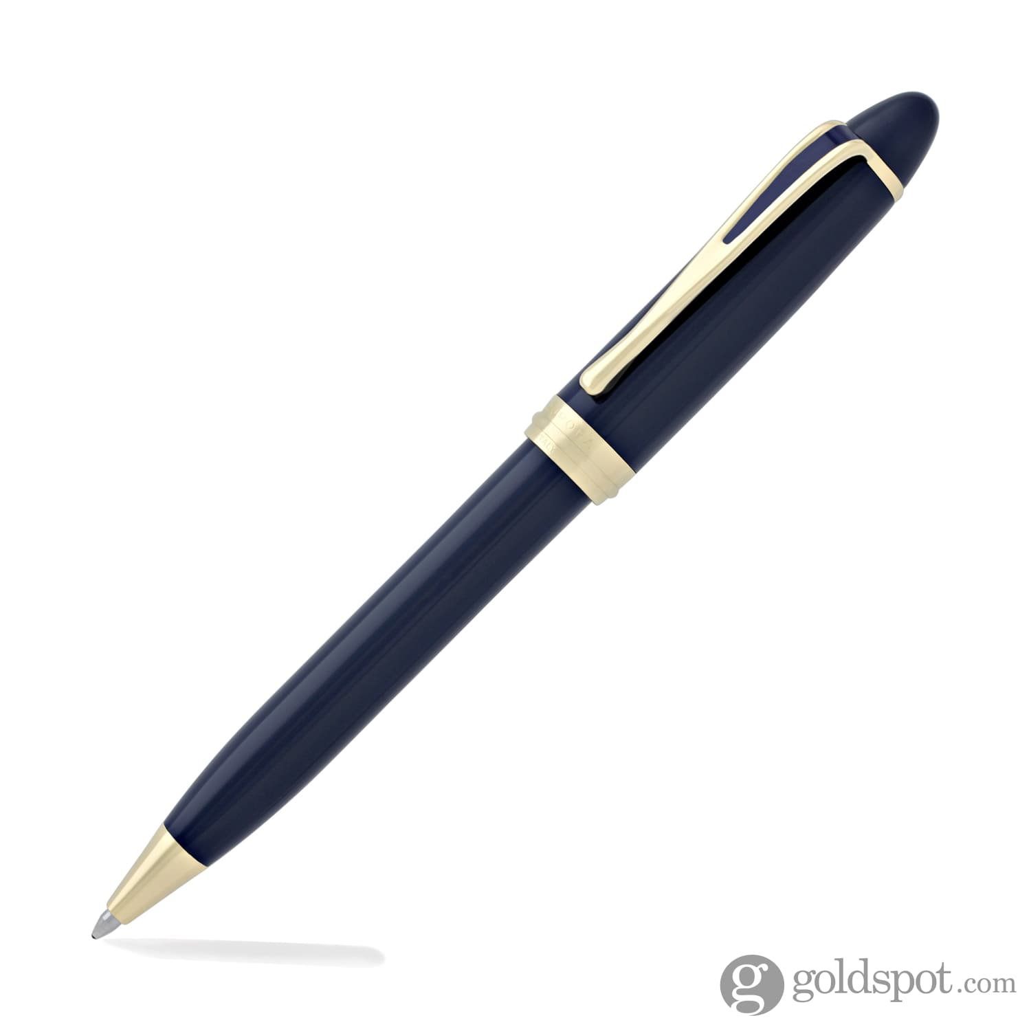 Aurora Ipsilon Deluxe Blue & Gold Ballpoint Pen - Premium Writing Instrument for Business, Gifts & Luxury Collectors