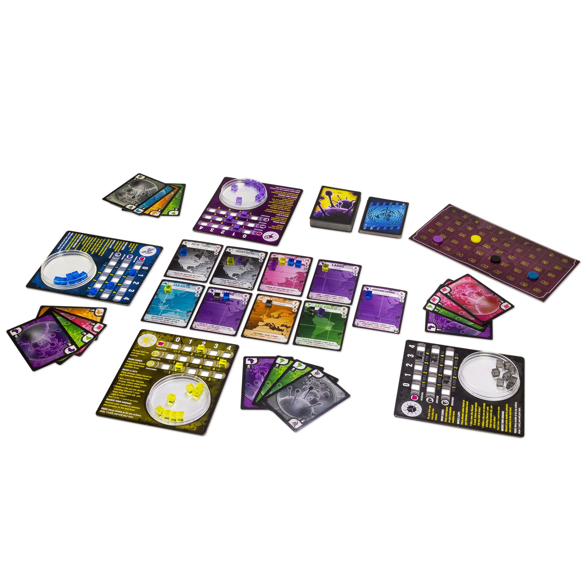 Z-Man Games Pandemic: Contagion - Competitive Board Game for 2-5 Players | Strategy Game with High Replay Value | Perfect for Family Game Nights and Party Gatherings
