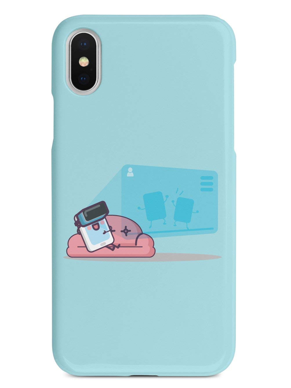 Premium 3D Textured Protective Phone Case for Apple iPhone X/Xs - Slim Marshmallow Design with Enhanced Grip - Shockproof & Scratch-Resistant Cover - Perfect for Daily Use, Travel, and VR Gaming