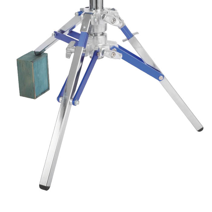 322cm Dual Riser Stainless Steel Junior Pin Combo Stand with Leveling Leg - Perfect for Bowling Alley, Home Practice & Tournament Use