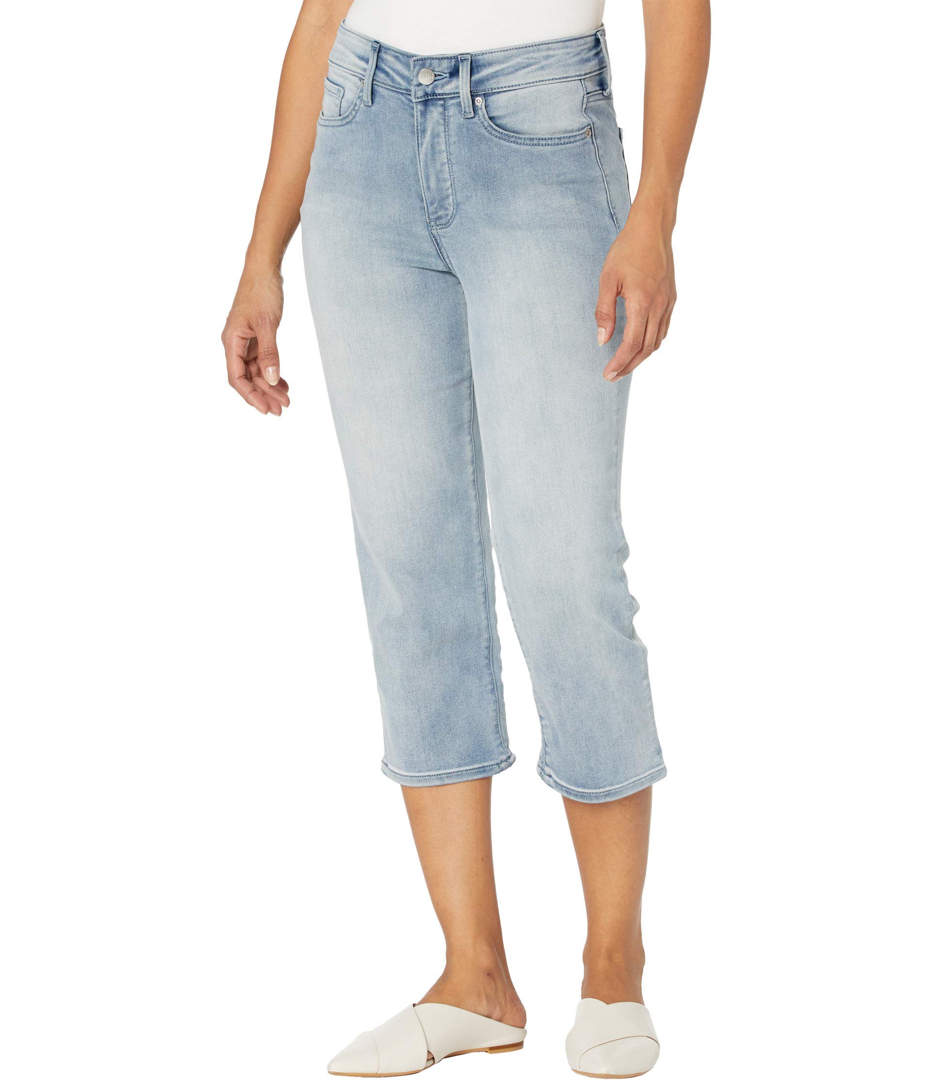 NYDJ Thigh Shaper Crop Jeans for Women - Slimming High Waist Skinny Jeans in Clean Affection Wash | Perfect for Work, Date Night & Casual Outfits