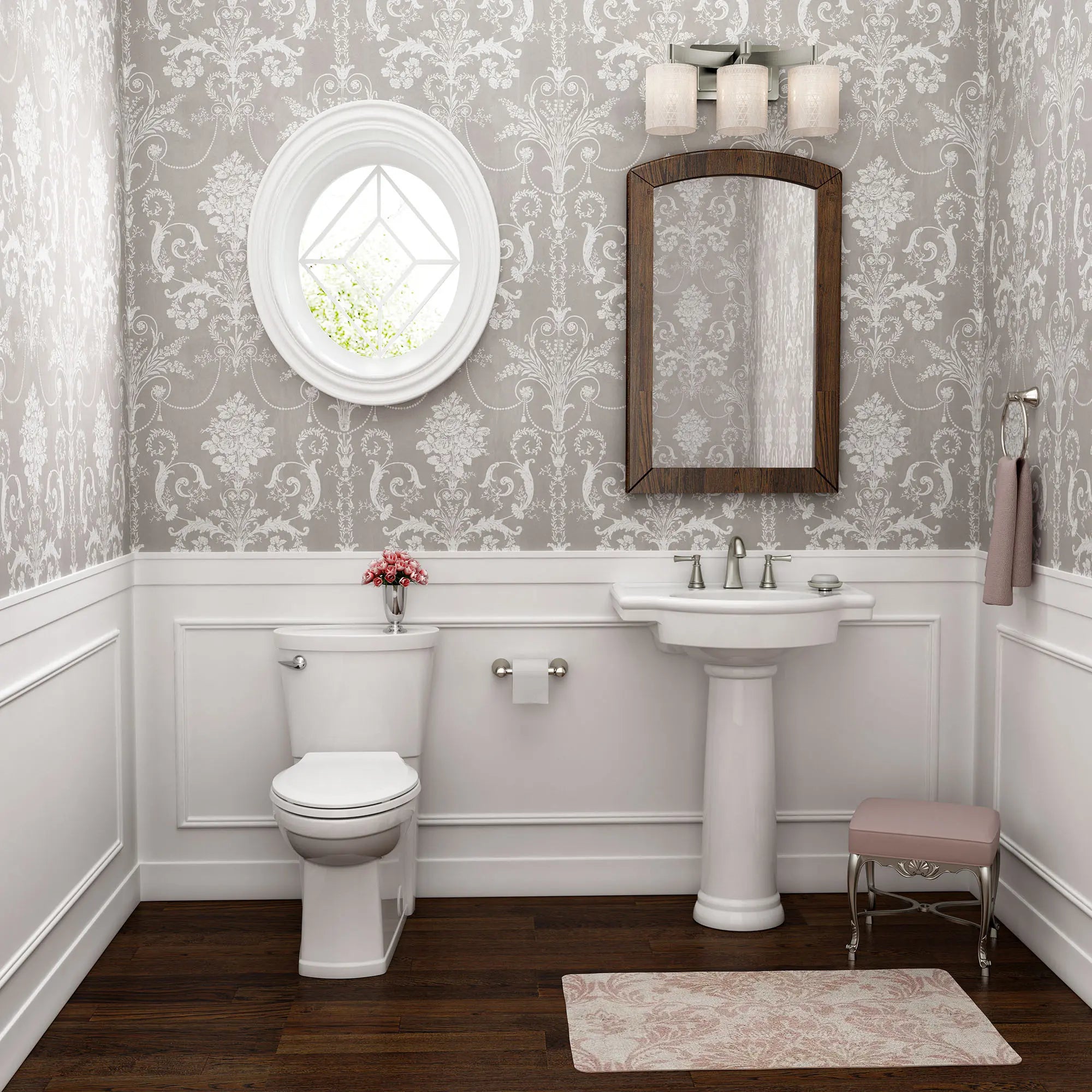 1.6 GPF/6.0 LPF Elongated Toilet with AquaGuard Liner & Seat - Left-Hand Trip Lever, Chair Height - Perfect for Modern Bathrooms & Water-Efficient Homes