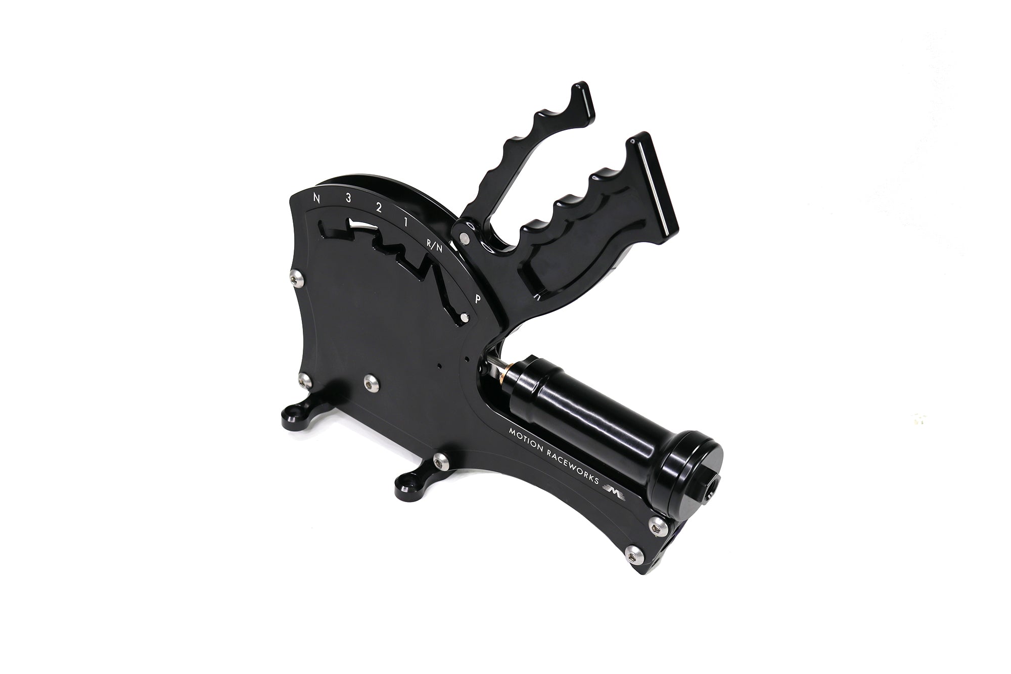TH400 Clean Neutral 3-Speed Push-to-Shift Billet Shifter with Rear Exit - Perfect for Performance Cars, Hot Rods & Off-Road Vehicles