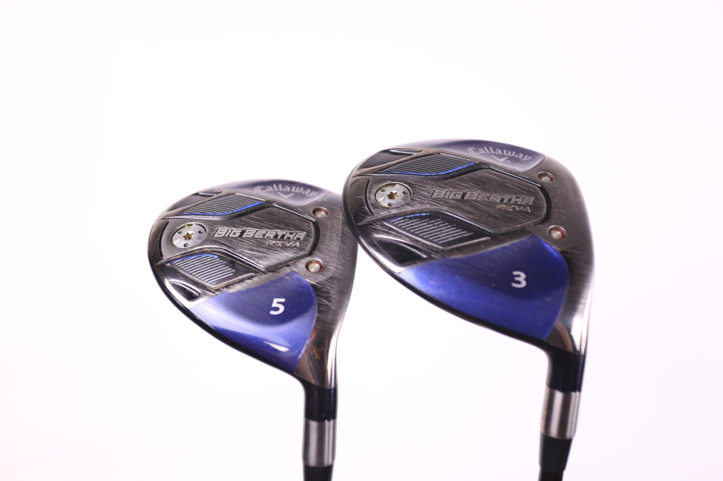 Used Callaway Big Bertha REVA Women's Golf Club Set - Right Handed 3 Wood & 5 Wood with Ladies Flex - Perfect for Female Golfers & Beginners on the Course