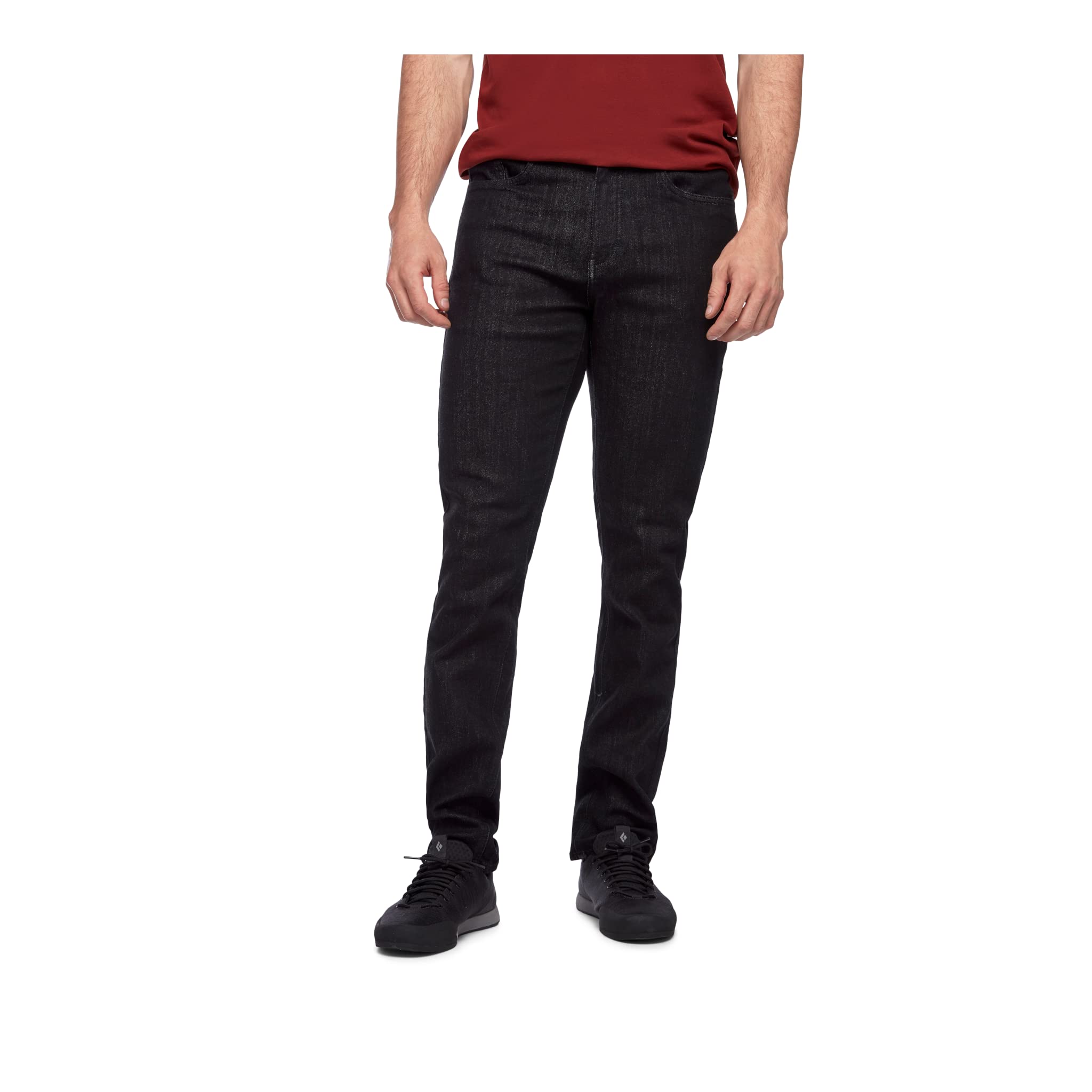 Black Diamond Equipment Men's Crag Denim Rock Climbing Pants - Durable & Comfortable for Hiking, Bouldering & Outdoor Adventures