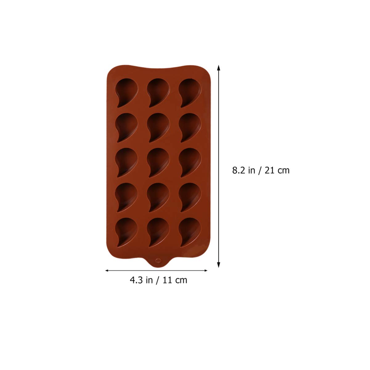 Cabilock 2-Piece Silicone Clay & Candy Mold Set - Chocolate, Gummy, Soap, Crayon Molds - Reusable Baking Ice Cube Tray for DIY Candies, Jelly, Polymer Clay - Perfect for Festivals, Home Baking & Kids Crafts
