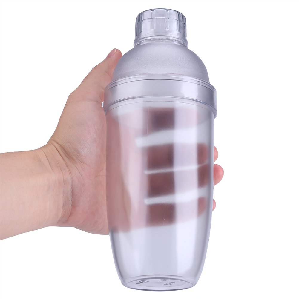 700cc Plastic Cocktail Shaker with Measuring Scale - Bartender Tool for Milk Tea, Espresso & Snow Grams Drinks - Perfect for Home Bars, Coffee Shops & Professional Mixology